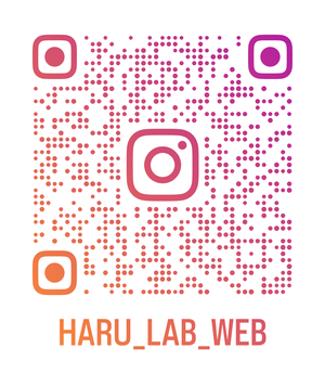 Instagram（@haru_lab_web）の QR コード